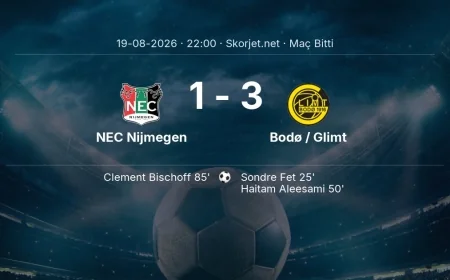 NEC Nijmegen 1-3 Bodø / Glimt - maç özeti | Şampiyonlar Ligi