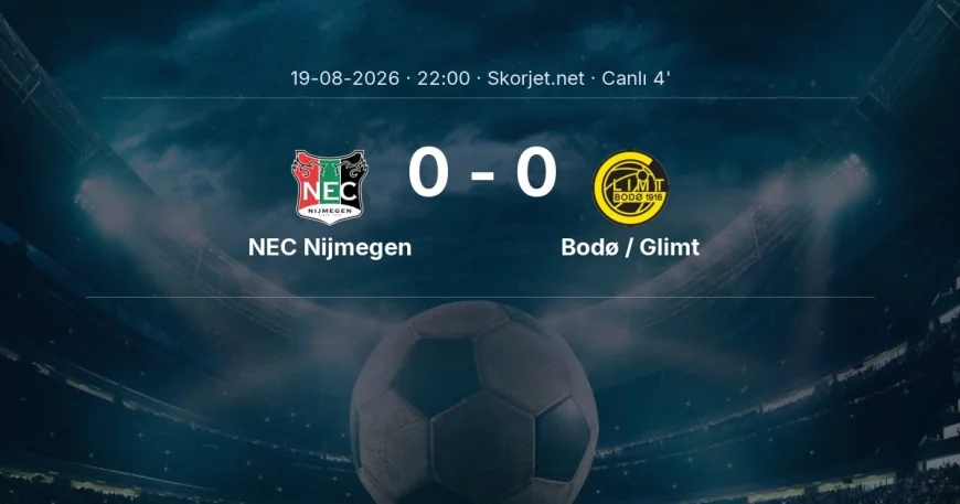NEC Nijmegen - Bodø / Glimt maçı başladı | Şampiyonlar Ligi