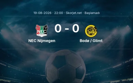 Şampiyonlar Ligi: NEC Nijmegen - Bodø / Glimt maç bilgileri