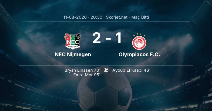 NEC Nijmegen 2-1 Olympiacos F.C. - maç özeti | Şampiyonlar Ligi