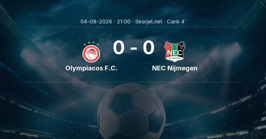 MAÇ BAŞLADI | Olympiacos F.C. - NEC Nijmegen