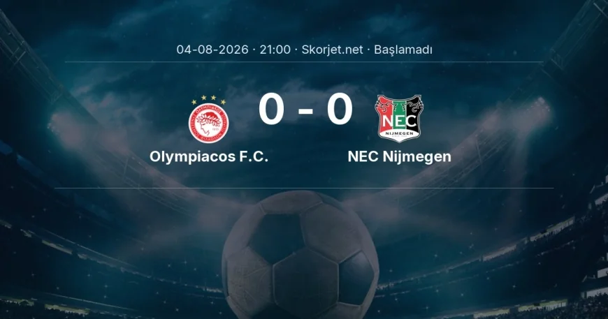 Olympiacos F.C. - NEC Nijmegen maçı öncesi | Şampiyonlar Ligi
