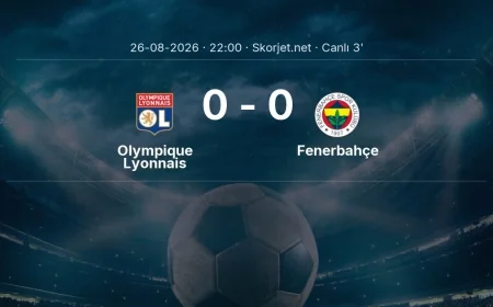 Olympique Lyonnais - Fenerbahçe maçı başladı | Şampiyonlar Ligi