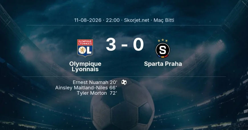 Olympique Lyonnais 3-0 Sparta Praha - maç özeti | Şampiyonlar Ligi