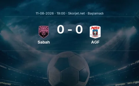 Şampiyonlar Ligi: Sabah - AGF kadro ve maç öncesi