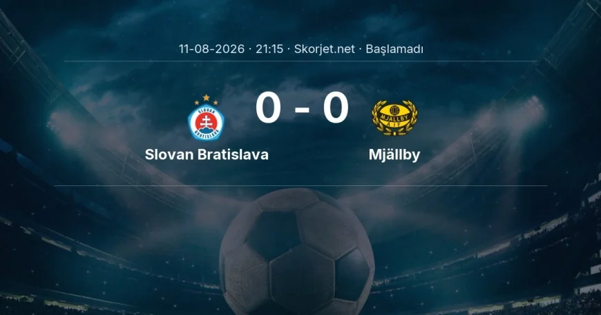 Slovan Bratislava - Mjällby maçı öncesi | Şampiyonlar Ligi