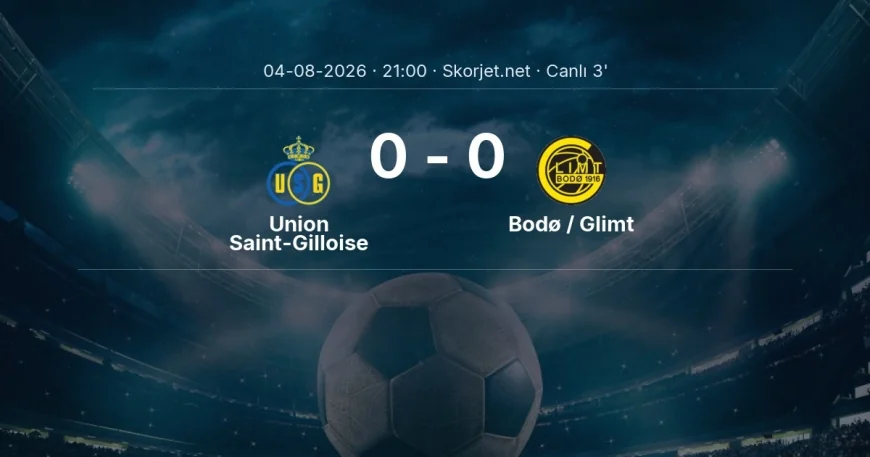 Şampiyonlar Ligi: Union Saint-Gilloise - Bodø / Glimt maçı başladı