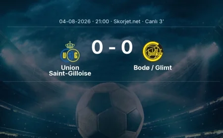 Şampiyonlar Ligi: Union Saint-Gilloise - Bodø / Glimt maçı başladı