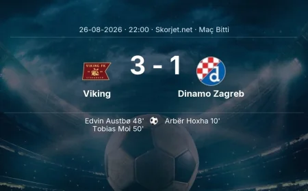 Şampiyonlar Ligi | Viking 3-1 Dinamo Zagreb sonucu