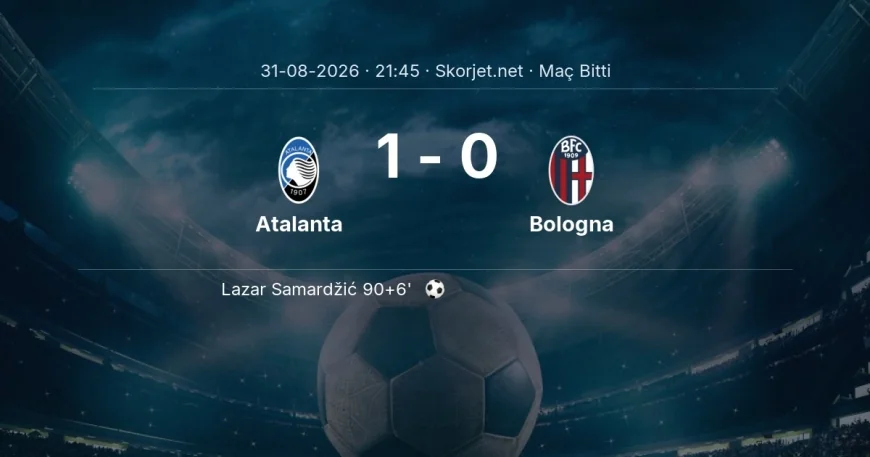 Atalanta 1-0 Bologna - maç özeti | Serie A