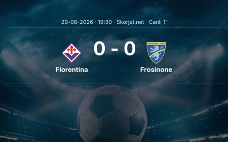Serie A: Fiorentina - Frosinone maçı başladı