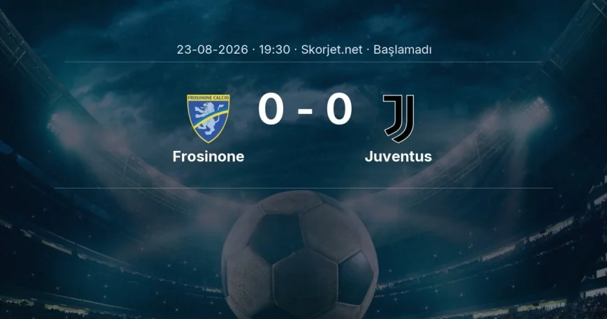 Frosinone - Juventus muhtemel ilk 11'ler | Serie A