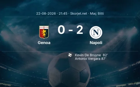 Serie A | Genoa 0-2 Napoli sonucu