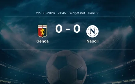 Serie A: Genoa - Napoli maçı başladı