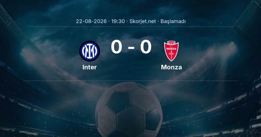 Serie A: Inter - Monza kadro ve maç öncesi