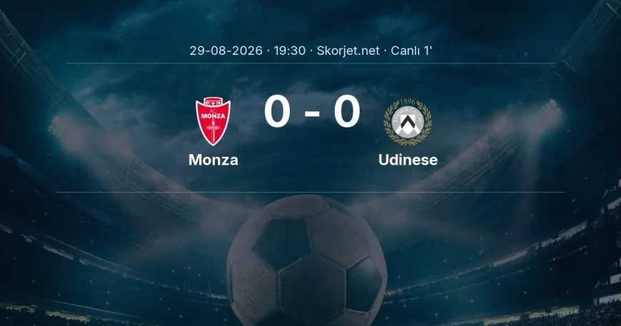 MAÇ BAŞLADI | Monza - Udinese