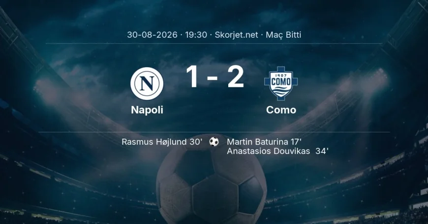 Serie A | Napoli 1-2 Como sonucu