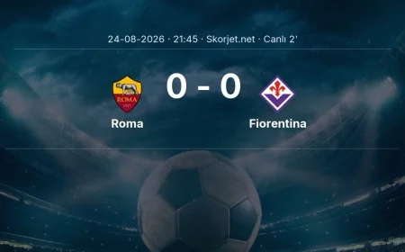 Serie A: Roma - Fiorentina maçı başladı