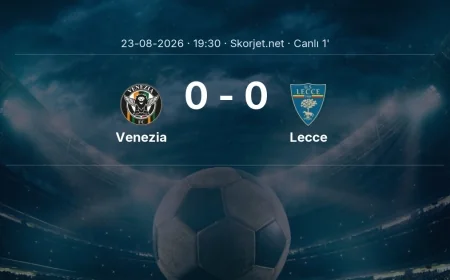 Serie A: Venezia - Lecce maçı başladı