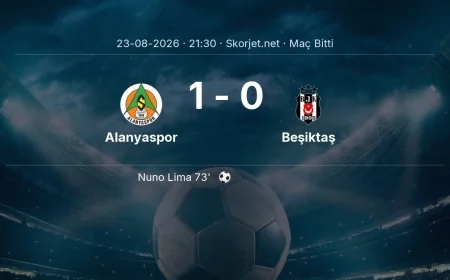 Alanyaspor 1-0 Beşiktaş - maç özeti | Süper Lig