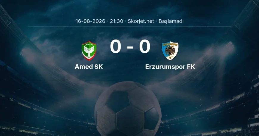 Amed SK - Erzurumspor FK maçı öncesi | Süper Lig