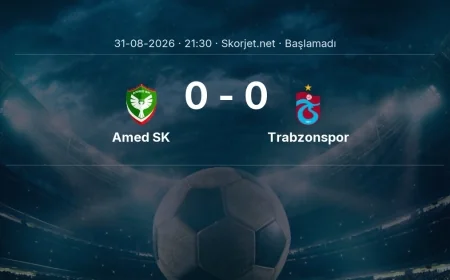 Amed SK - Trabzonspor muhtemel ilk 11'ler | Süper Lig