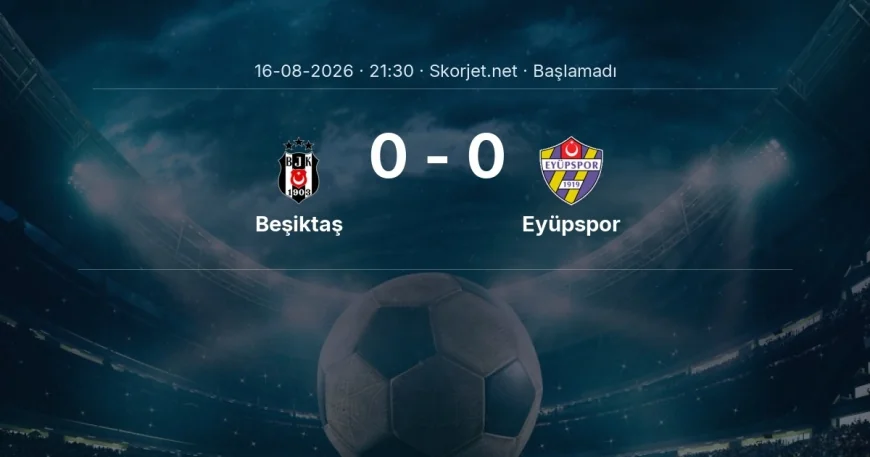 Beşiktaş - Eyüpspor maçı ne zaman, saat kaçta? | Süper Lig