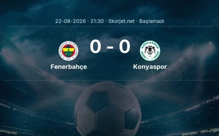 Fenerbahçe - Konyaspor maçı öncesi | Süper Lig