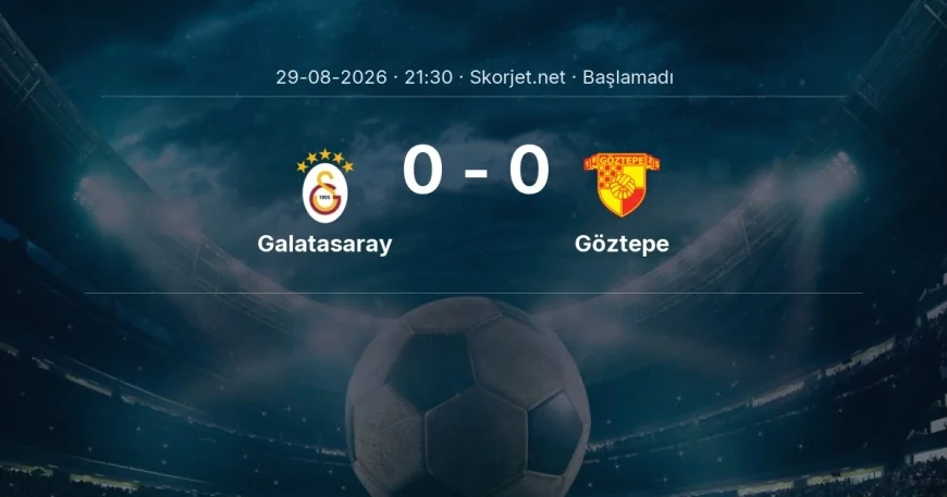 Galatasaray - Göztepe maçı öncesi | Süper Lig