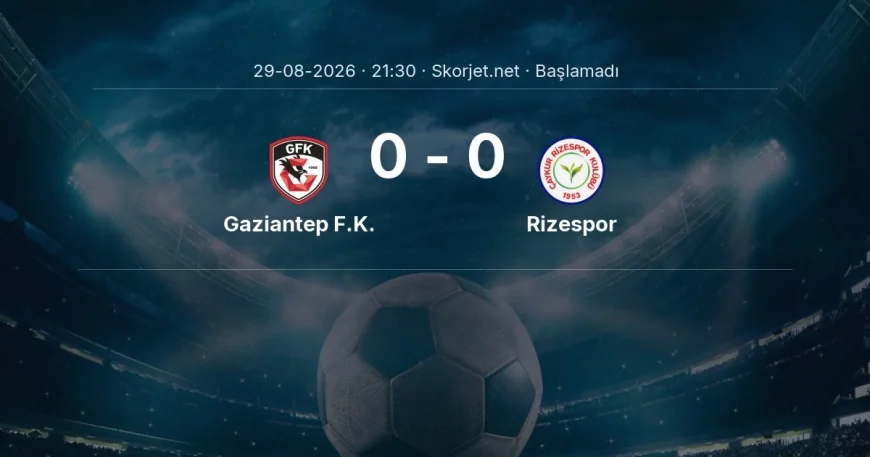 Gaziantep F.K. - Rizespor maçı öncesi | Süper Lig