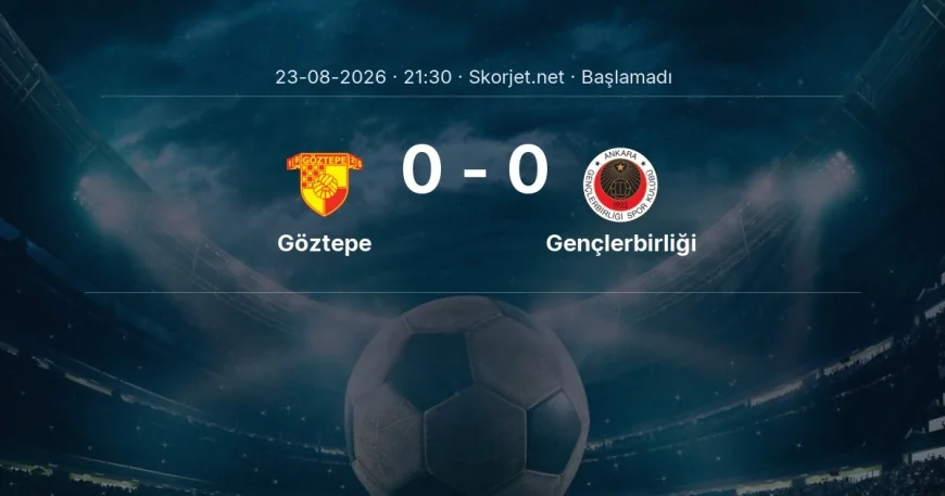 Göztepe - Gençlerbirliği maçı ne zaman, saat kaçta? | Süper Lig
