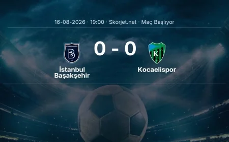 İstanbul Başakşehir - Kocaelispor maçı hangi kanalda, saat kaçta? | Süper Lig