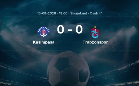 Süper Lig: Kasımpaşa - Trabzonspor maçı başladı