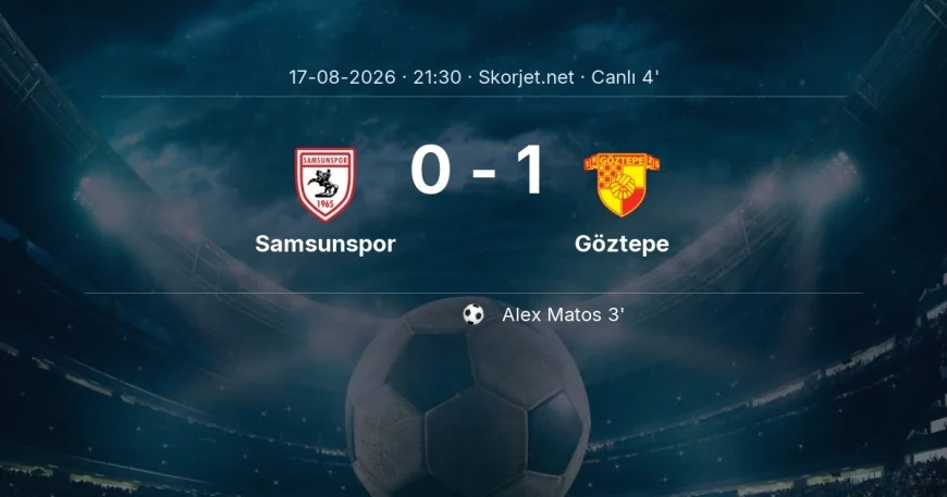 Samsunspor - Göztepe maçı başladı | Süper Lig