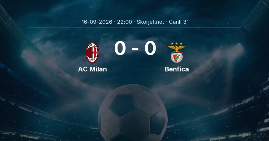 AC Milan - Benfica maçı başladı | Avrupa Ligi