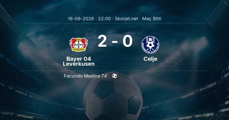 Bayer 04 Leverkusen 2-0 Celje - maç özeti | Avrupa Ligi