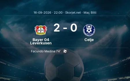 Bayer 04 Leverkusen 2-0 Celje - maç özeti | Avrupa Ligi