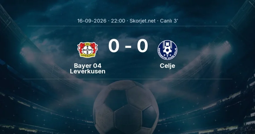 Bayer 04 Leverkusen - Celje maçı başladı | Avrupa Ligi