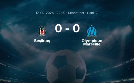 MAÇ BAŞLADI | Beşiktaş - Olympique Marseille