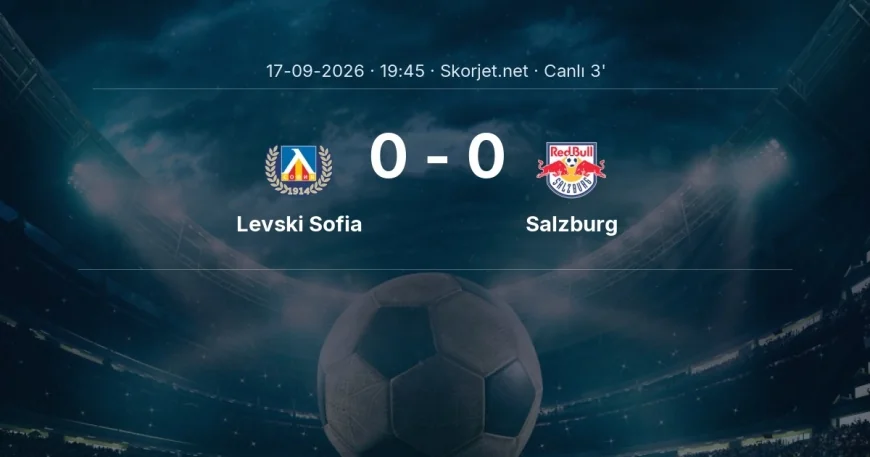 MAÇ BAŞLADI | Levski Sofia - Salzburg