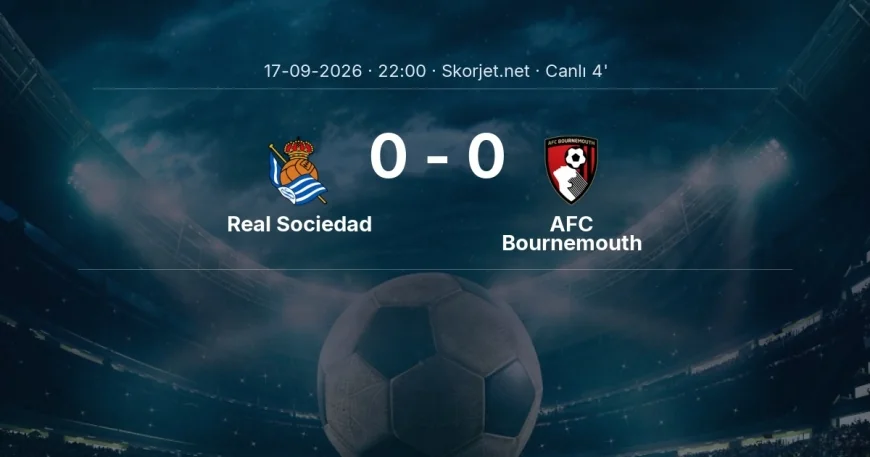 Real Sociedad - AFC Bournemouth maçı başladı | Avrupa Ligi