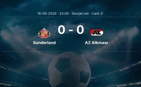 Sunderland - AZ Alkmaar maçı başladı | Avrupa Ligi