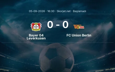 Bundesliga: Bayer 04 Leverkusen - FC Union Berlin kadro ve maç öncesi