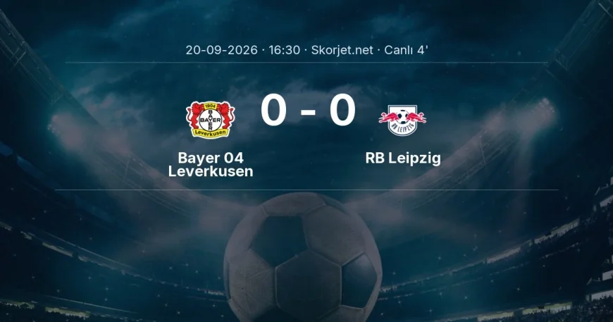 Bayer 04 Leverkusen - RB Leipzig maçı başladı | Bundesliga
