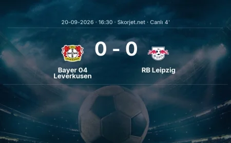 Bayer 04 Leverkusen - RB Leipzig maçı başladı | Bundesliga