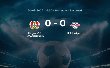 Bundesliga: Bayer 04 Leverkusen - RB Leipzig kadro ve maç öncesi