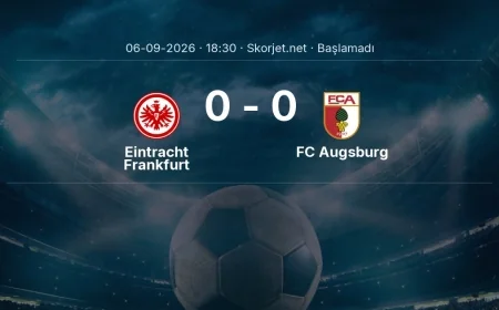 Eintracht Frankfurt - FC Augsburg muhtemel ilk 11'ler | Bundesliga