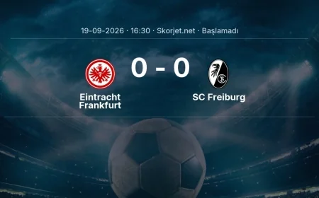 Eintracht Frankfurt - SC Freiburg muhtemel ilk 11'ler | Bundesliga