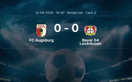 Bundesliga: FC Augsburg - Bayer 04 Leverkusen maçı başladı