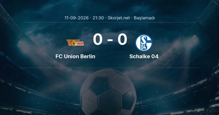 FC Union Berlin - Schalke 04 muhtemel ilk 11'ler | Bundesliga